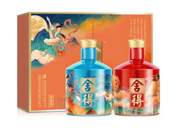 大庆舍得酒回收艺术·舍得（追天者 夸父+嫦娥）