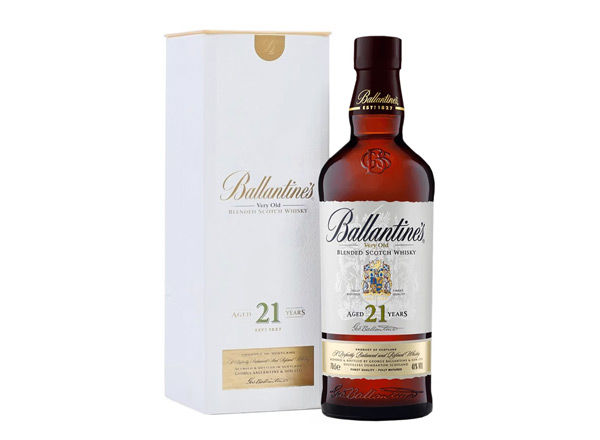 大庆百龄坛威士忌回收百龄坛21年苏格兰威士忌40°Ballantine's进口洋酒700ml