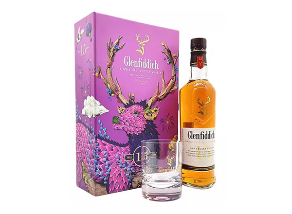 大庆收购格兰菲迪15年威士忌福鹿礼盒装Glenfiddich苏格兰威士忌700ml上门回收