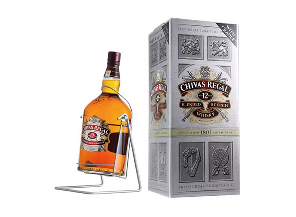 大庆芝华士12年威士忌回收4500ml 9斤装4.5L进口Chivas Regal洋酒礼盒