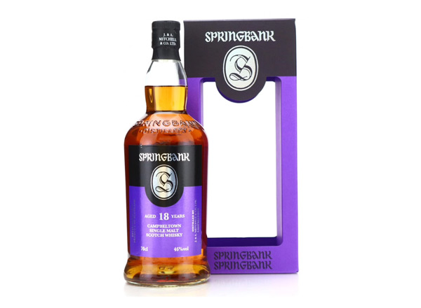 大庆Springbank云顶18年威士忌回收云顶威士忌洋酒700ml