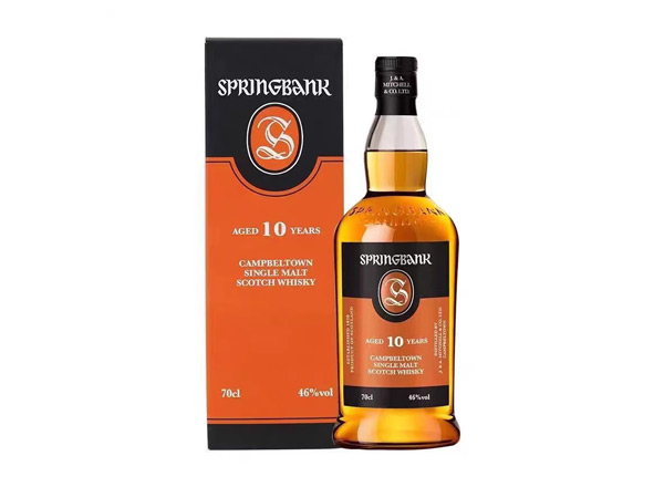 大庆收购云顶10年威士忌SpringBank云顶10年700ml回收洋酒行货