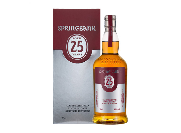大庆云顶25年回收云顶威士忌SpringBank 46度坎贝尔镇苏格兰单一麦芽700m进口洋酒威士忌