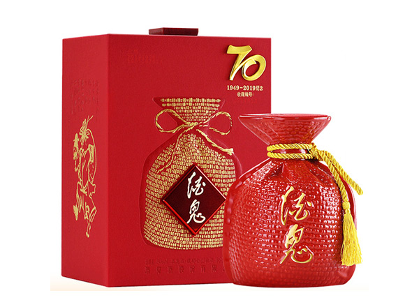 大庆回收酒鬼酒红坛70纪念酒1949-2019年收藏酒54度700ml上门收购行情价格