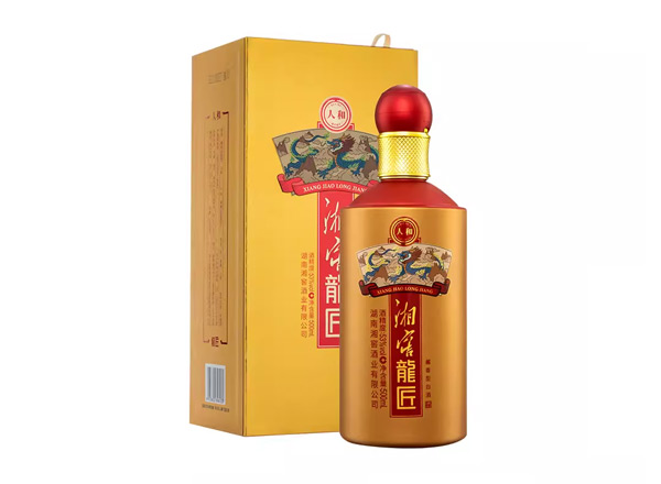 大庆回收湘窖龍匠人和酱香型白酒53度500ml礼盒湘窖酒龙匠人和收购