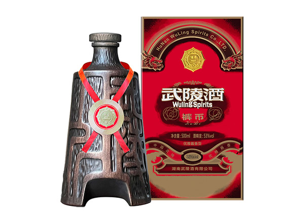 大庆回收武陵酒裤币53度酱香型白酒500ml/1L礼盒装裤币武陵酒收购