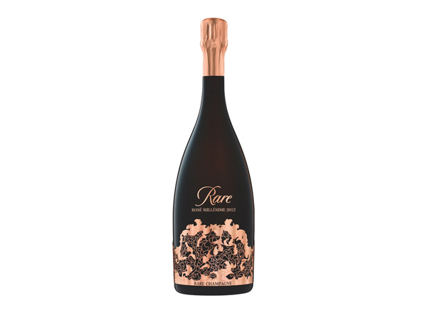 大庆白雪香槟回收稀露香槟黑钻年份桃红香槟Rare Rose（礼盒装）
