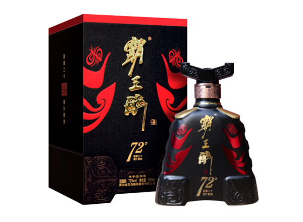 大庆回收石花霸王醉酒72° 白酒礼盒