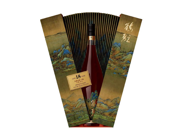 大庆鹤驻18年黄酒回收鹤驻新花雕18年珍藏版千里江山图