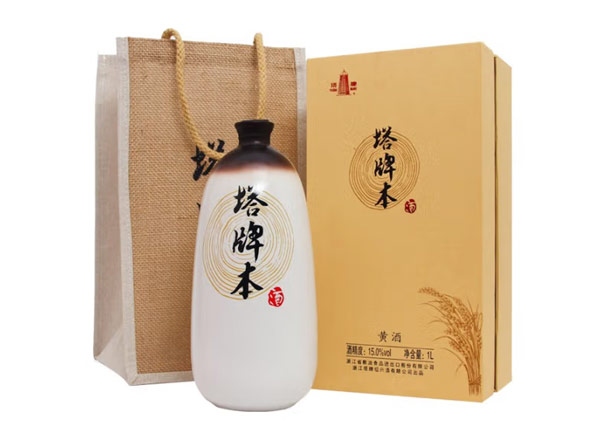 大庆塔牌黄酒回收塔牌本酒500ml/1000ml绍兴黄酒花雕酒礼盒